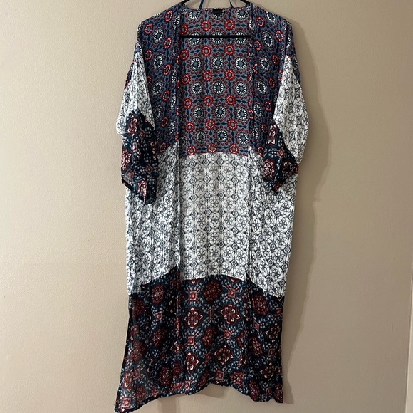 D&Y Boho Festival Kimono Women's Size OS - Picture 4 of 13